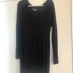 Black long sleeve dress